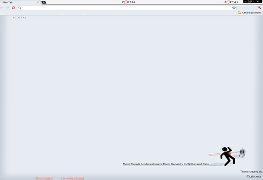 Portal 2 - Темы любимой игрушки для google chrome
